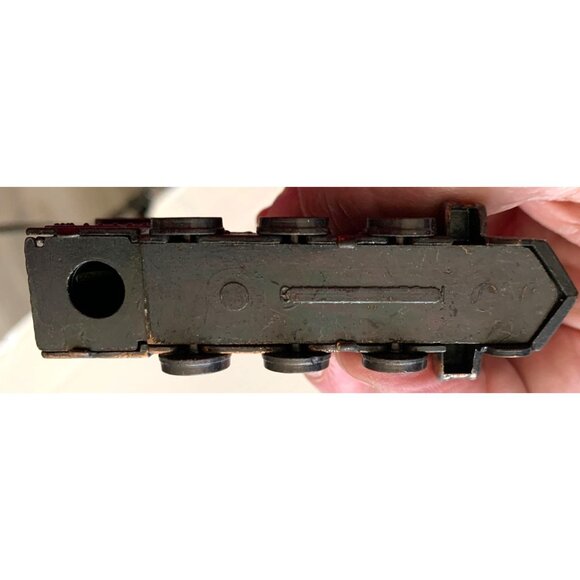 Die Cast Brass Train Pencil Sharpener Caboose Vintage 4 in - Picture 2 of 4